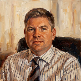 Painting of Jason the Medicare Advisor